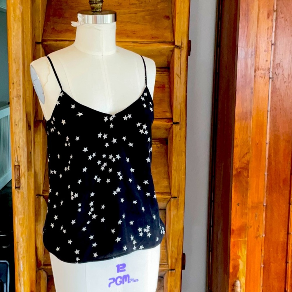 Equipment 100% Silk Star Camisole M